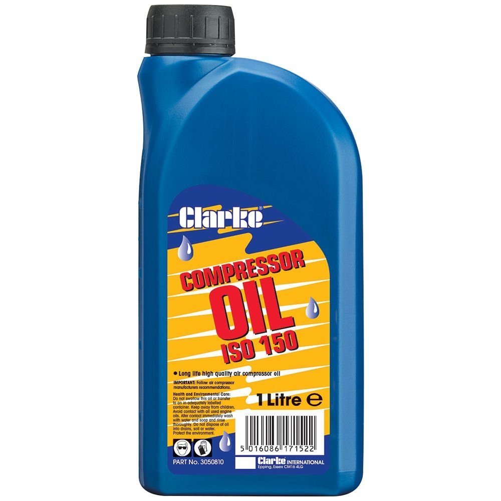 CLARKE SAE40 ISO 150 PISTON COMPRESSOR OIL (RED LINE COMPRESSORS) 1 LITRE